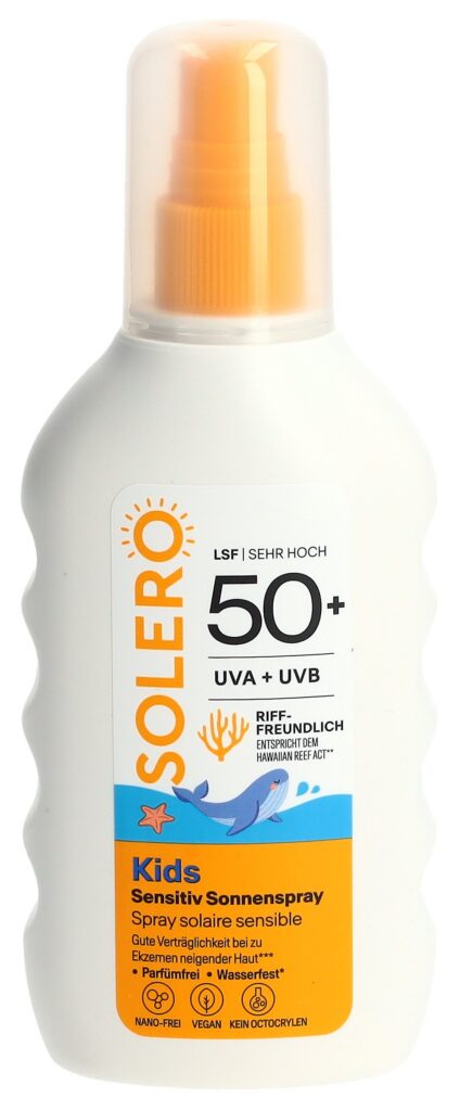 SOLERO enfants spray solaire sens SPF50+ 200 ml