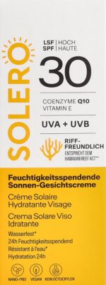 SOLERO crème solaire visage hydrat SPF30 50 ml
