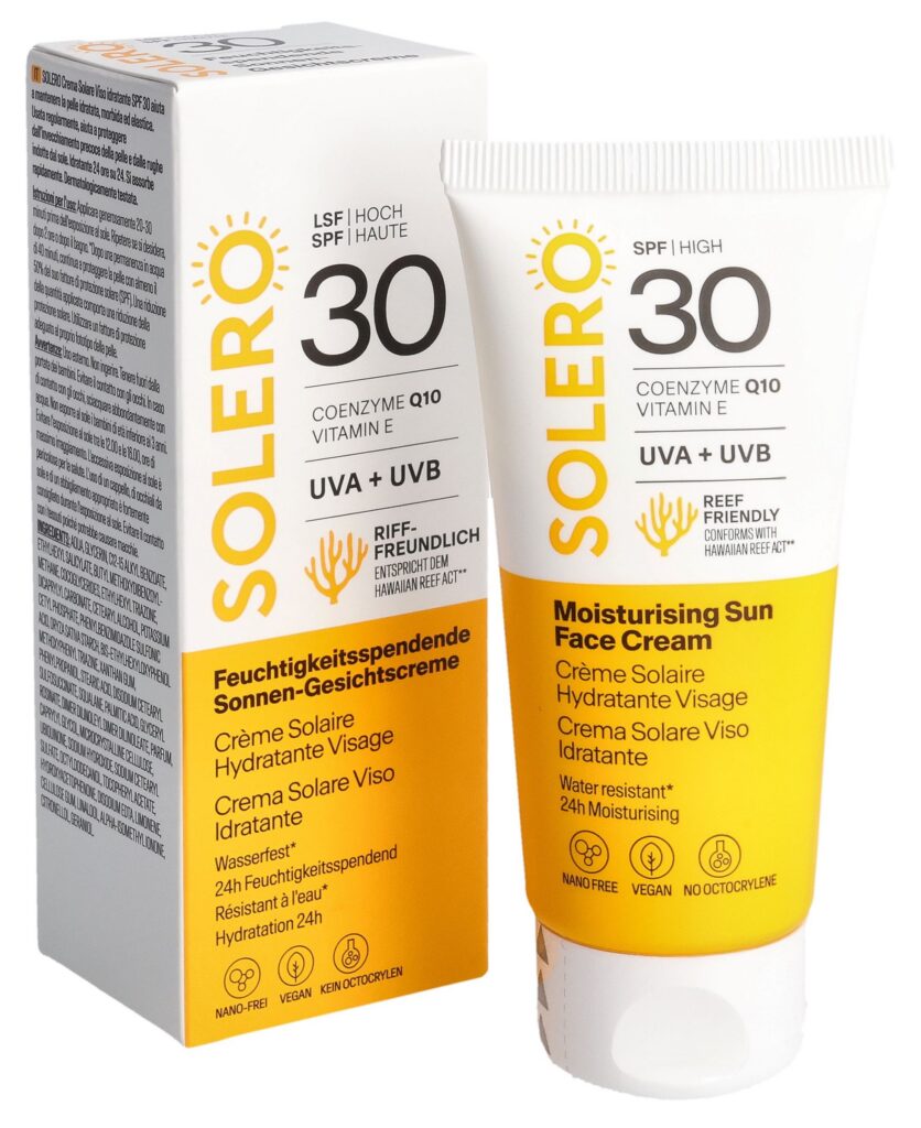 SOLERO crème solaire visage hydrat SPF30 50 ml