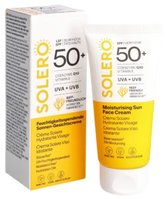SOLERO crème solaire visage hydrat SPF50+ 50 ml