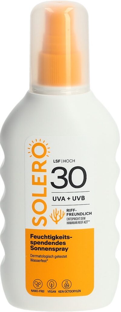 SOLERO spray solaire hydrat SPF30 200 ml
