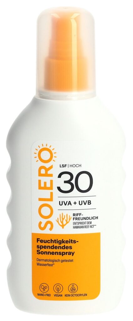 SOLERO spray solaire hydrat SPF30 200 ml