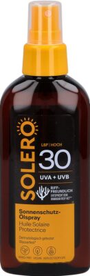 SOLERO spray huile solaire protect SPF30 150 ml