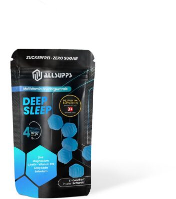 ALLSUPPS Deep Sleep multivit gomm myrtille 12 pce