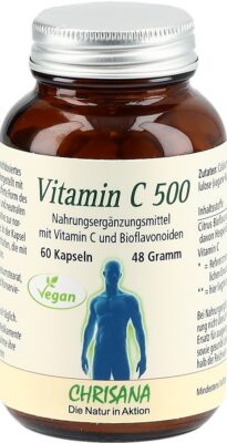CHRISANA Vitamine C 500 caps bte 60 pce