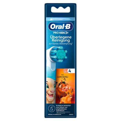 ORAL-B brossette Kids Lion King 4 pce