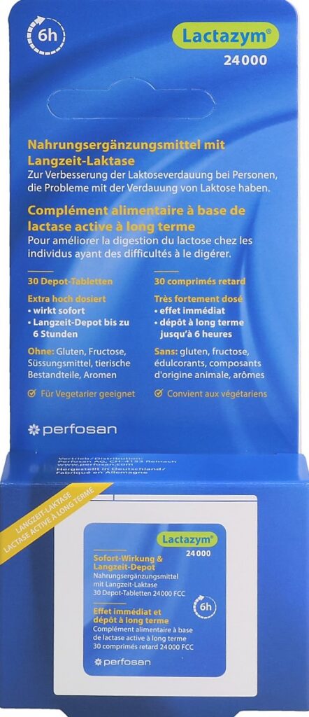 LACTAZYM 24000 6h dépôt cpr bte 30 pce