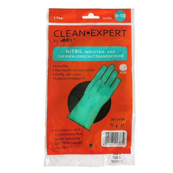 AMPRI Gants nitr Clean Expert M s lat cot 1 paire