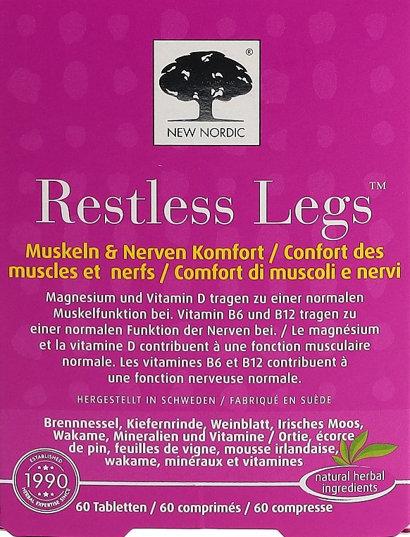 NEW NORDIC Restless Legs cpr 60 pce