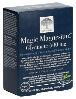 NEW NORDIC Magic Magnesium Glycinate cpr 60 pce