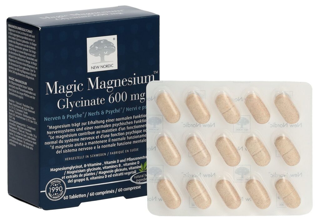 NEW NORDIC Magic Magnesium Glycinate cpr 60 pce