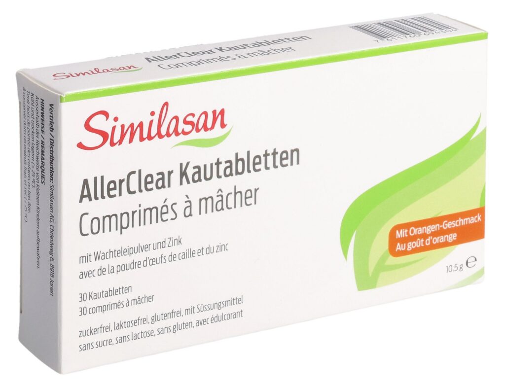 SIMILASAN AllerClear cpr croquer orange 30 pce