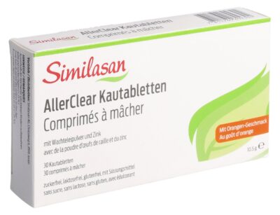SIMILASAN AllerClear cpr croquer orange 30 pce