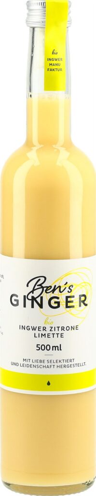 BEN'S GINGER conc ging-citr-vert ss bio fl 500 ml