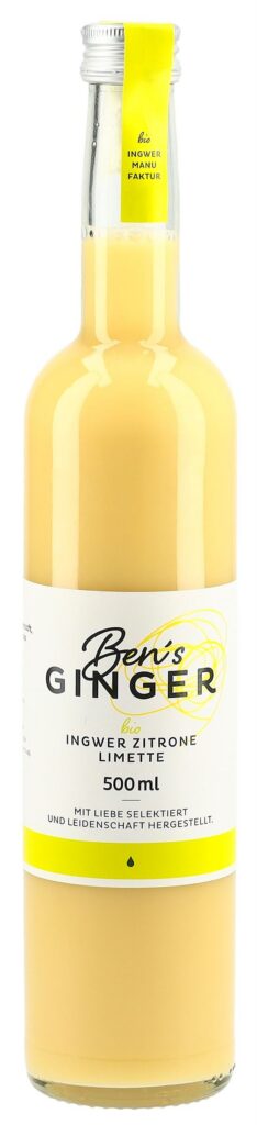 BEN'S GINGER conc ging-citr-vert ss bio fl 500 ml
