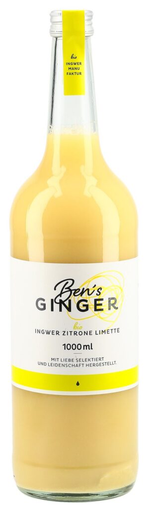 BEN'S GINGER conc ging-citr-vert ss bio fl 1000 ml