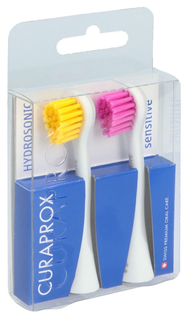 CURAPROX Hydrosonic bro rech se jaune-pink 1 paire
