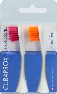 CURAPROX Hydrosonic brosse rech se rot-ora 1 paire