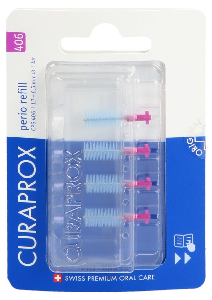 CURAPROX CPS 406 Perio refill 4x fushia
