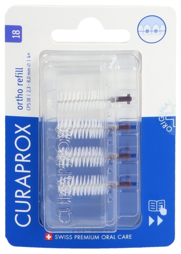 CURAPROX CPS 18 Ortho refill 4x violet
