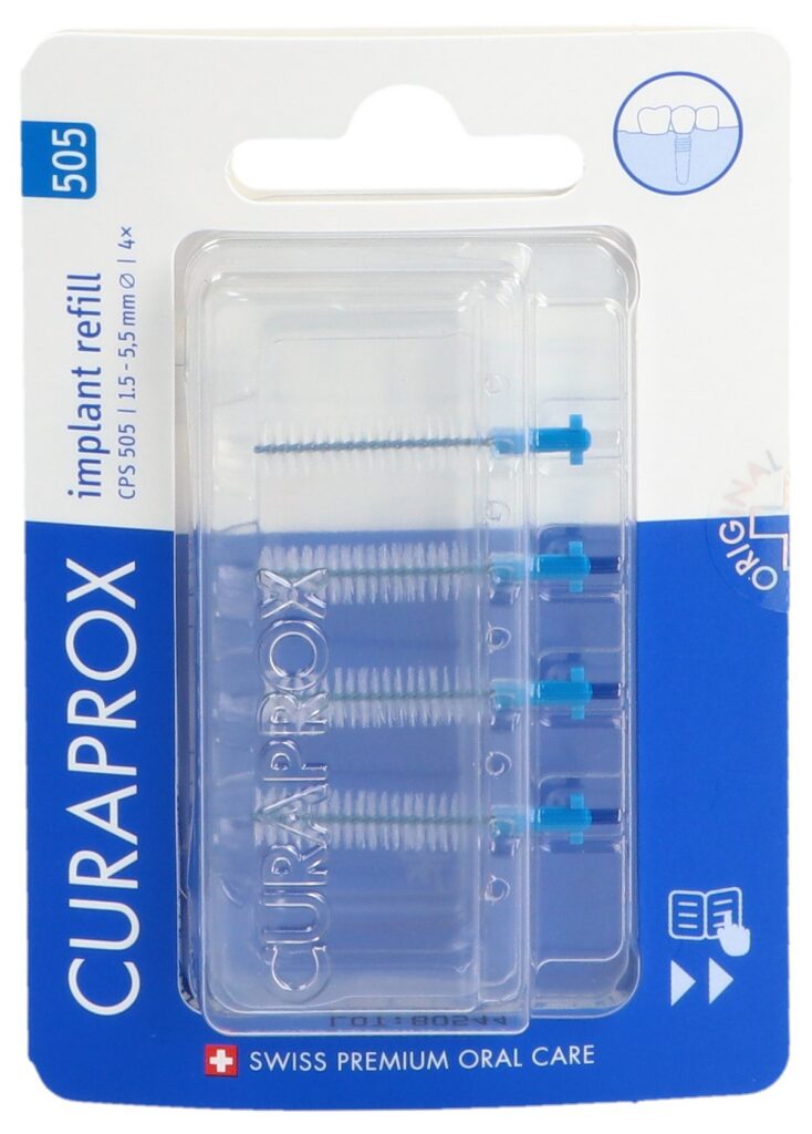CURAPROX CPS 505 Implant refill 4x bleu