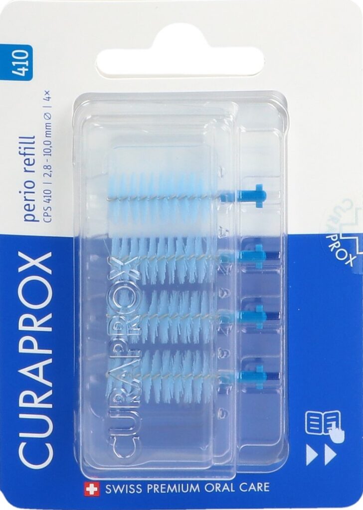 CURAPROX CPS 410 Perio refill 4x bleu foncé