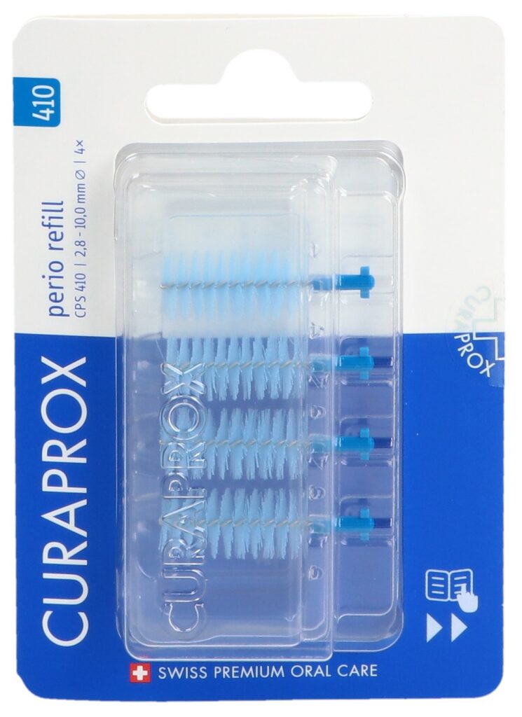 CURAPROX CPS 410 Perio refill 4x bleu foncé