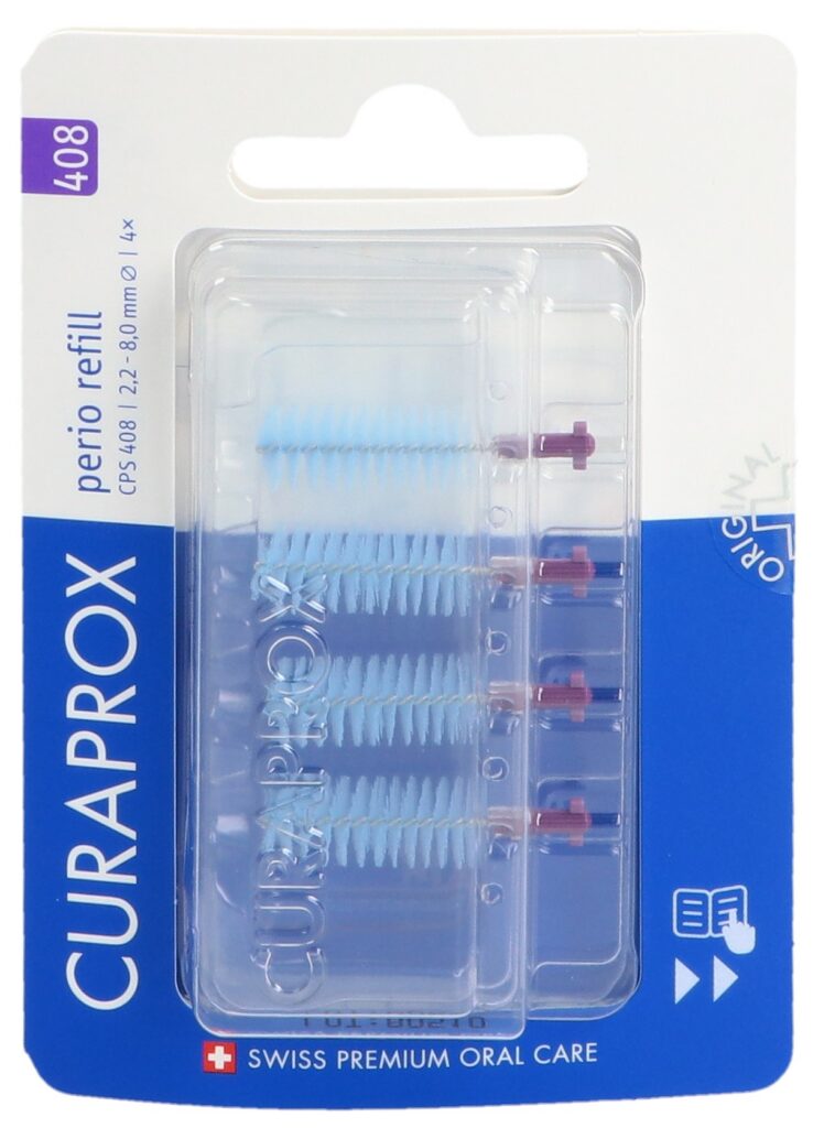 CURAPROX CPS 408 Perio refill 4x violet foncé