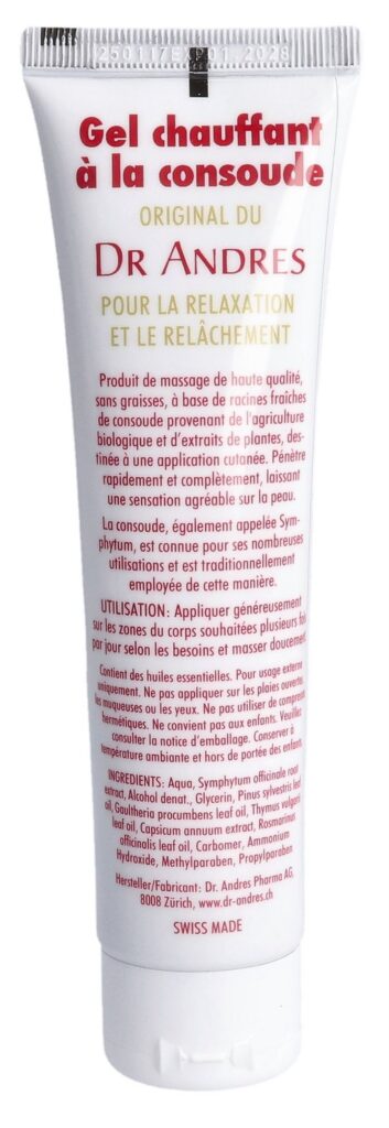 ANDRES gel à la consoude chauffant tb 100 g
