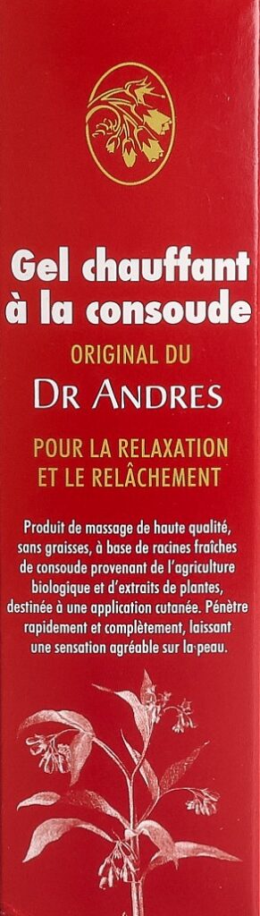ANDRES gel à la consoude chauffant tb 100 g