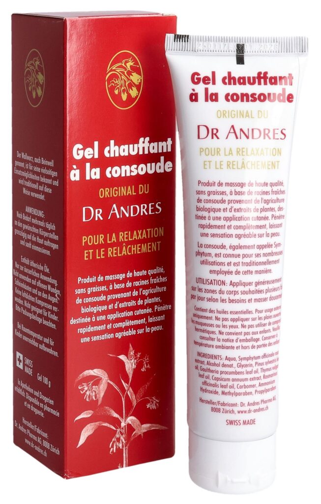 ANDRES gel à la consoude chauffant tb 100 g