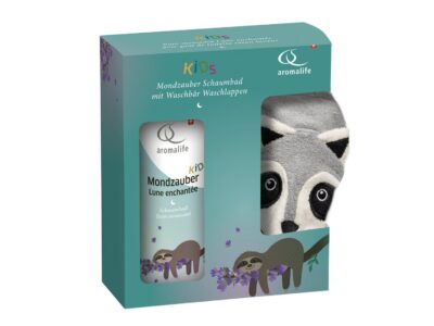 AROMALIFE kids bain set cadeau lune enchant gant