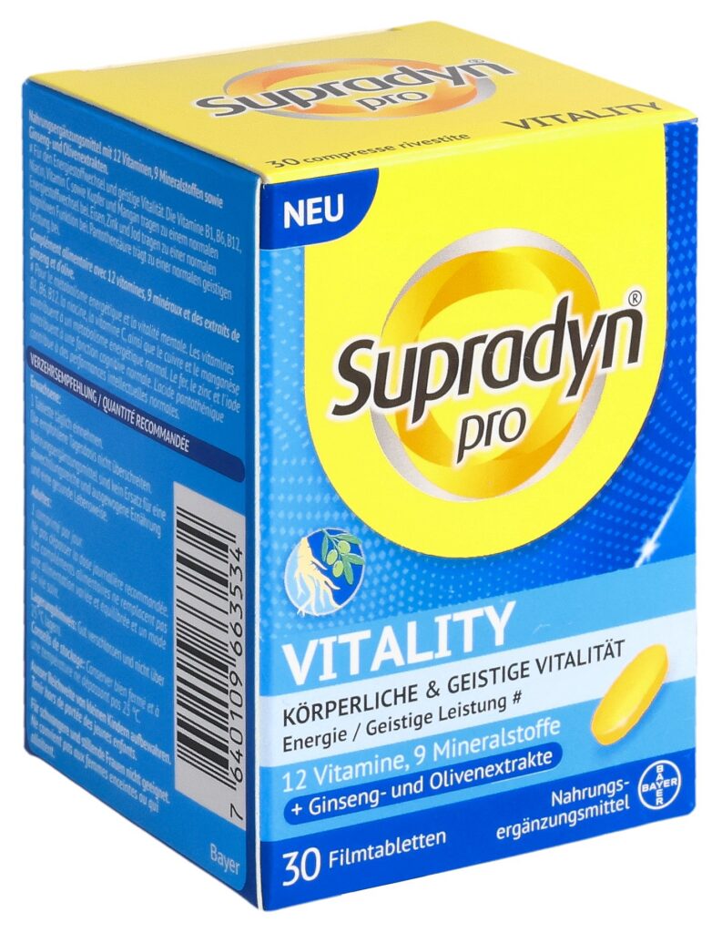 SUPRADYN pro Vitality cpr pell bte 30 pce