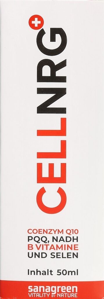 CELLNRG sanagreen micel Q10 NADH PQQ B-vit 50 ml