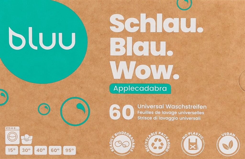 BLUU Feuille de lavage Applecadabra 60 pce