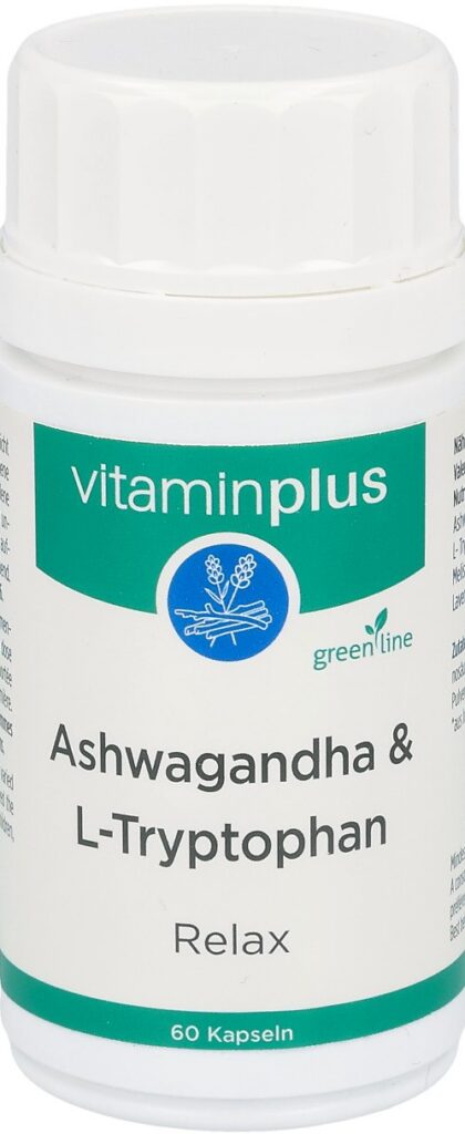 VITAMINPLUS Ashwagan&L-Tryptophan caps bte 60 pce