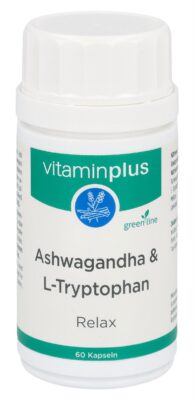 VITAMINPLUS Ashwagan&L-Tryptophan caps bte 60 pce