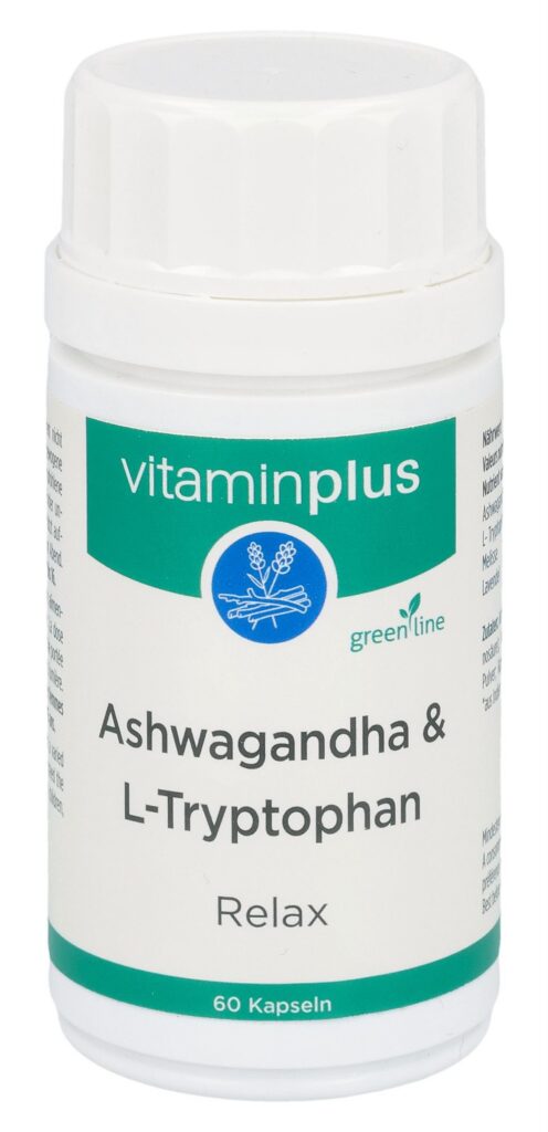 VITAMINPLUS Ashwagan&L-Tryptophan caps bte 60 pce