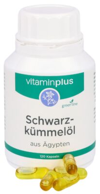 VITAMINPLUS Schwarzkümmelöl caps bte 120 pce