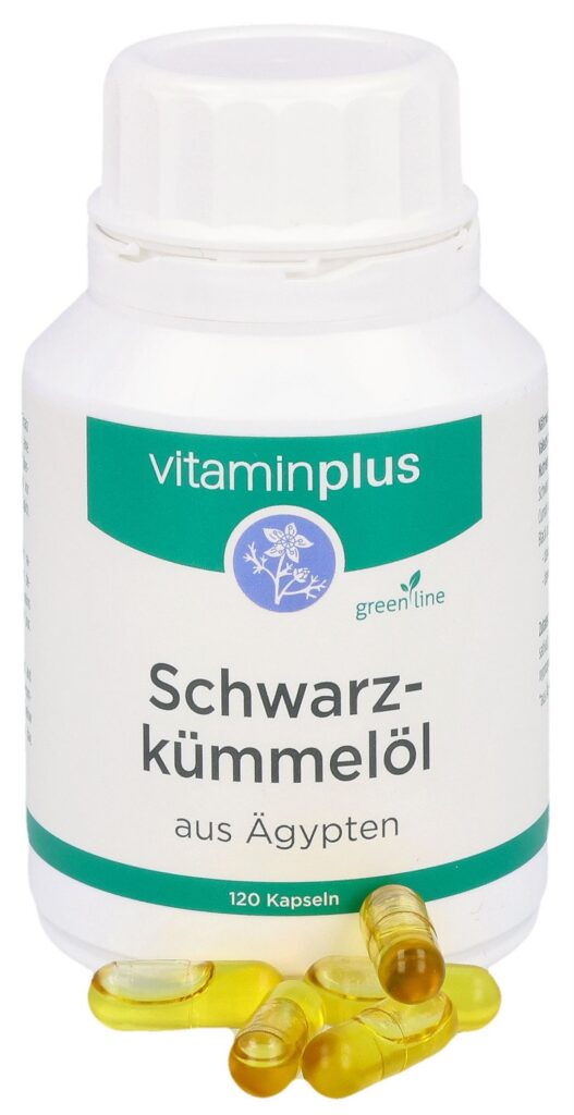 VITAMINPLUS Schwarzkümmelöl caps bte 120 pce