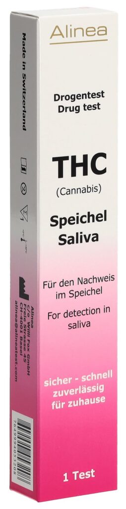ALINEA autotest de dépistage de drogue THC salive
