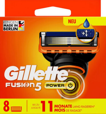 GILLETTE Fusion5 Power lames ras (n) 8 pce