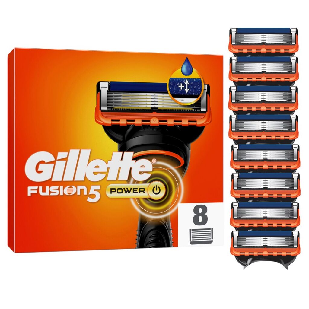 GILLETTE Fusion5 Power lames ras (n) 8 pce