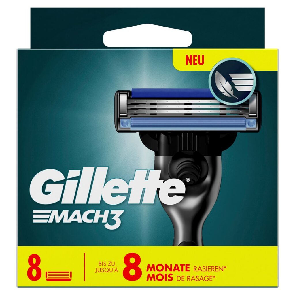 GILLETTE Mach3 lames ras (n) 8 pce