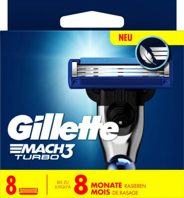 GILLETTE Mach3 lames ras Turbo 3D (n) 8 pce
