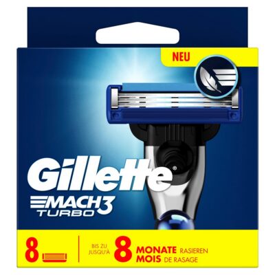 GILLETTE Mach3 lames ras Turbo 3D (n) 8 pce