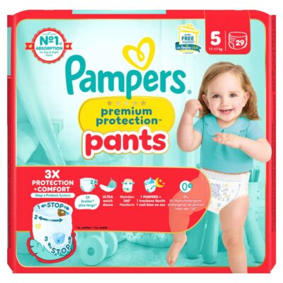 PAMPERS Prem Prot Pan Gr5 11-17kg Jun éco 29 pce