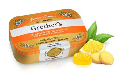 GRETHERS Ginger Lemon past s suc bte 110 g