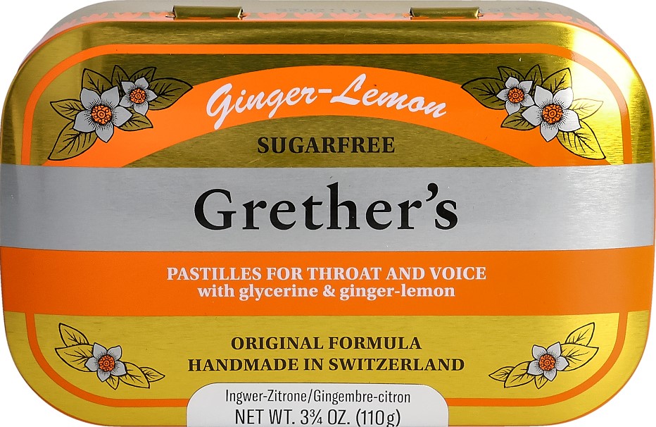 GRETHERS Ginger Lemon past s suc bte 110 g