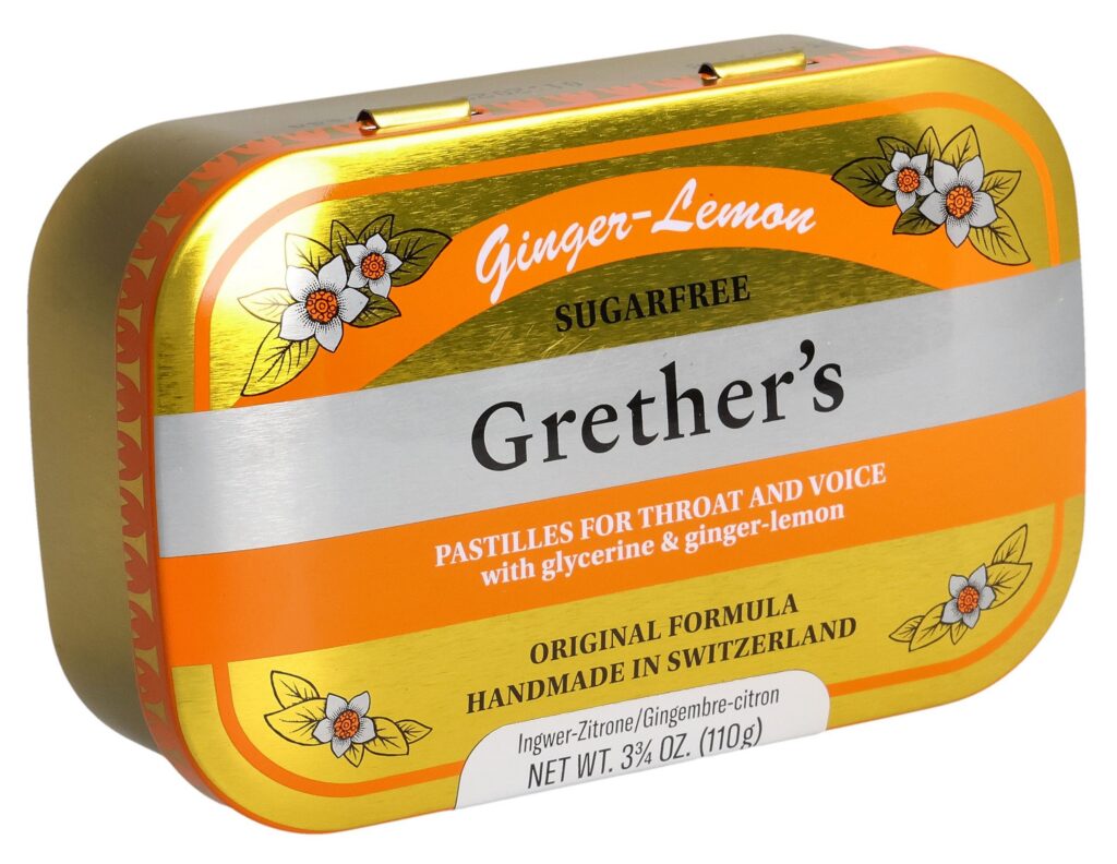GRETHERS Ginger Lemon past s suc bte 110 g